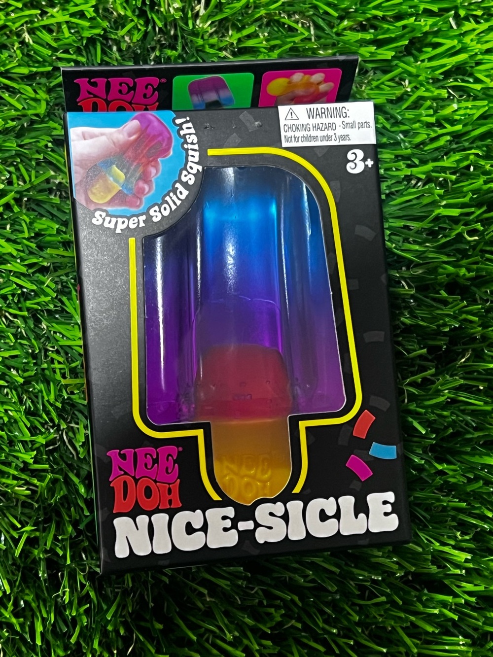 NeeDoh Nice-Sicle Popsicle Squishy Toy - Rainbow